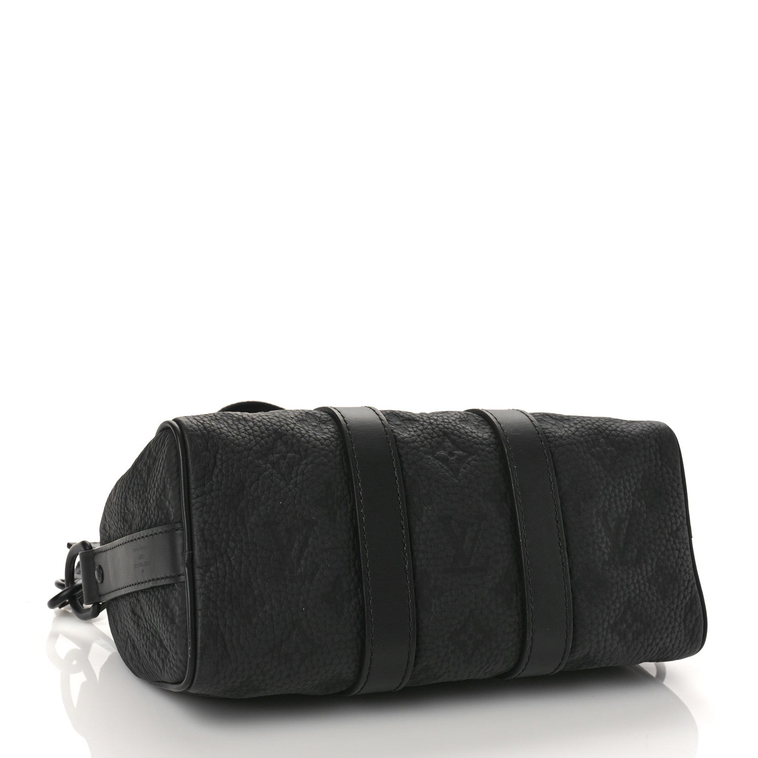 Louis Vuitton Monogram Taurillon Keepall Bandouliere 25 Black 4 of 7