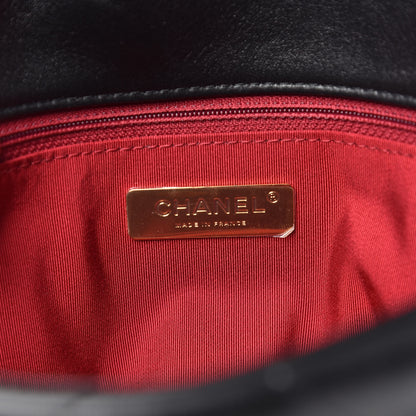 Chanel Lambskin Quilted Medium 19 Flap Black 6 of 11