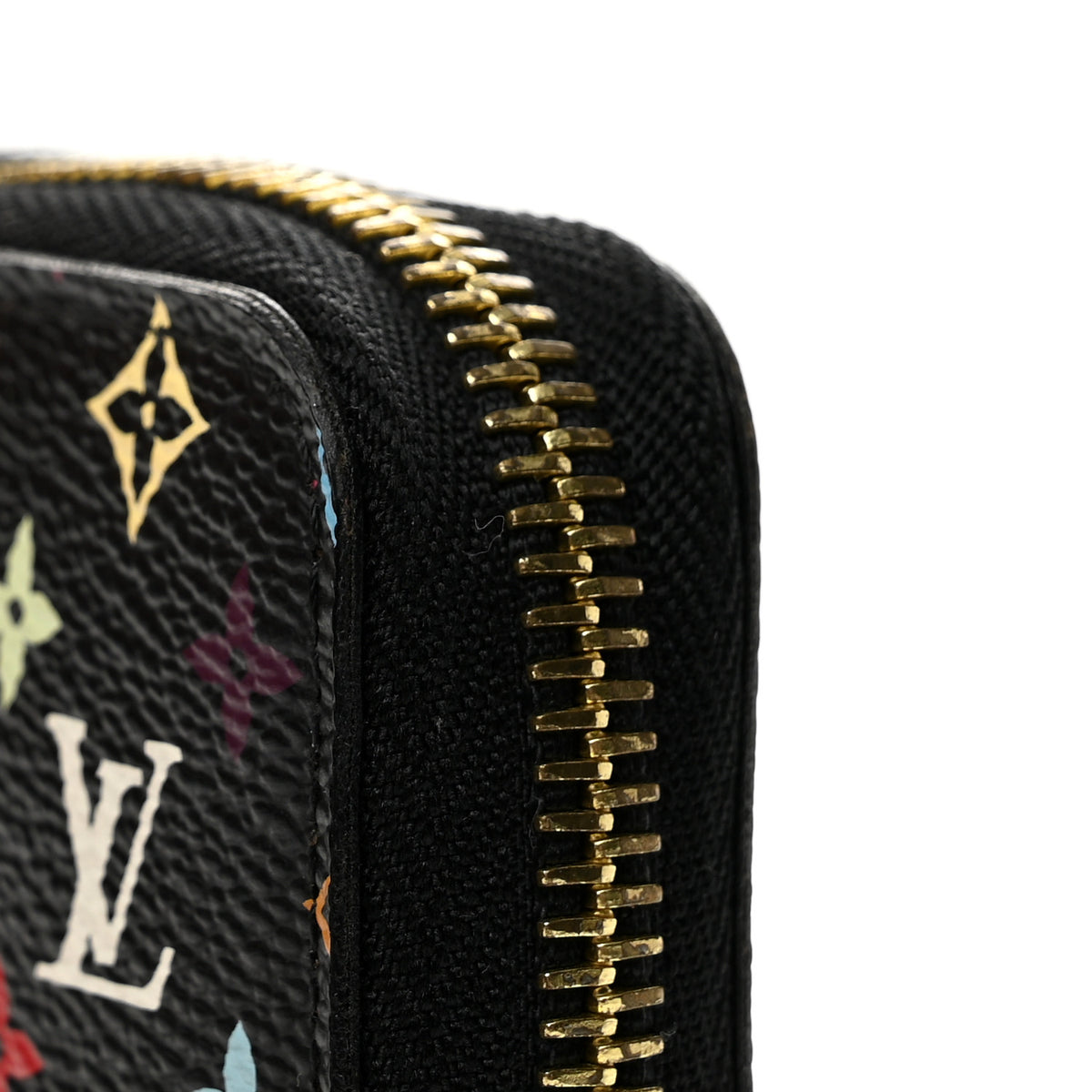 Louis Vuitton Monogram Multicolor Zippy Wallet Black Grenade 9 of 10