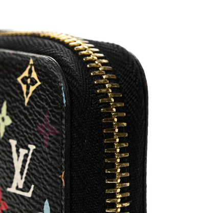 Louis Vuitton Monogram Multicolor Zippy Wallet Black Grenade 9 of 10