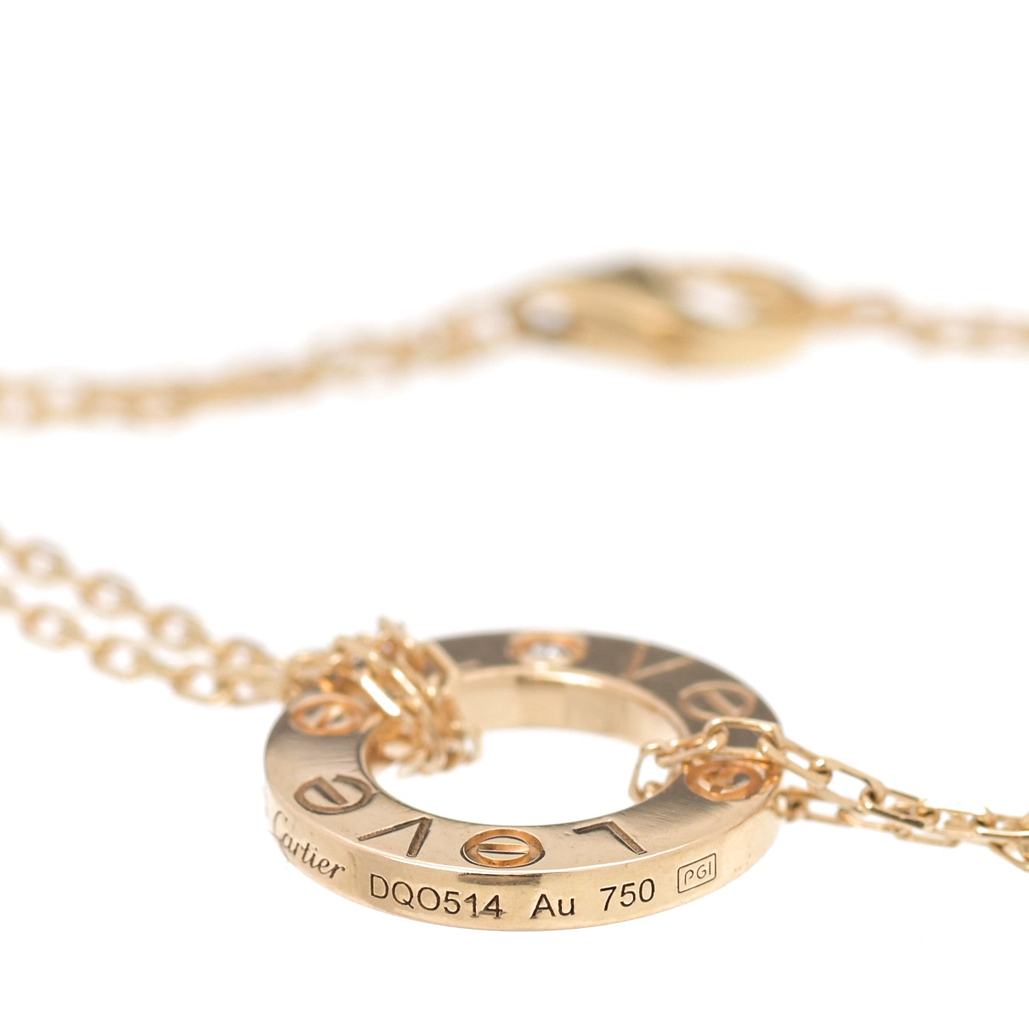 Cartier 18K Yellow Gold Diamond LOVE Bracelet 4 of 7