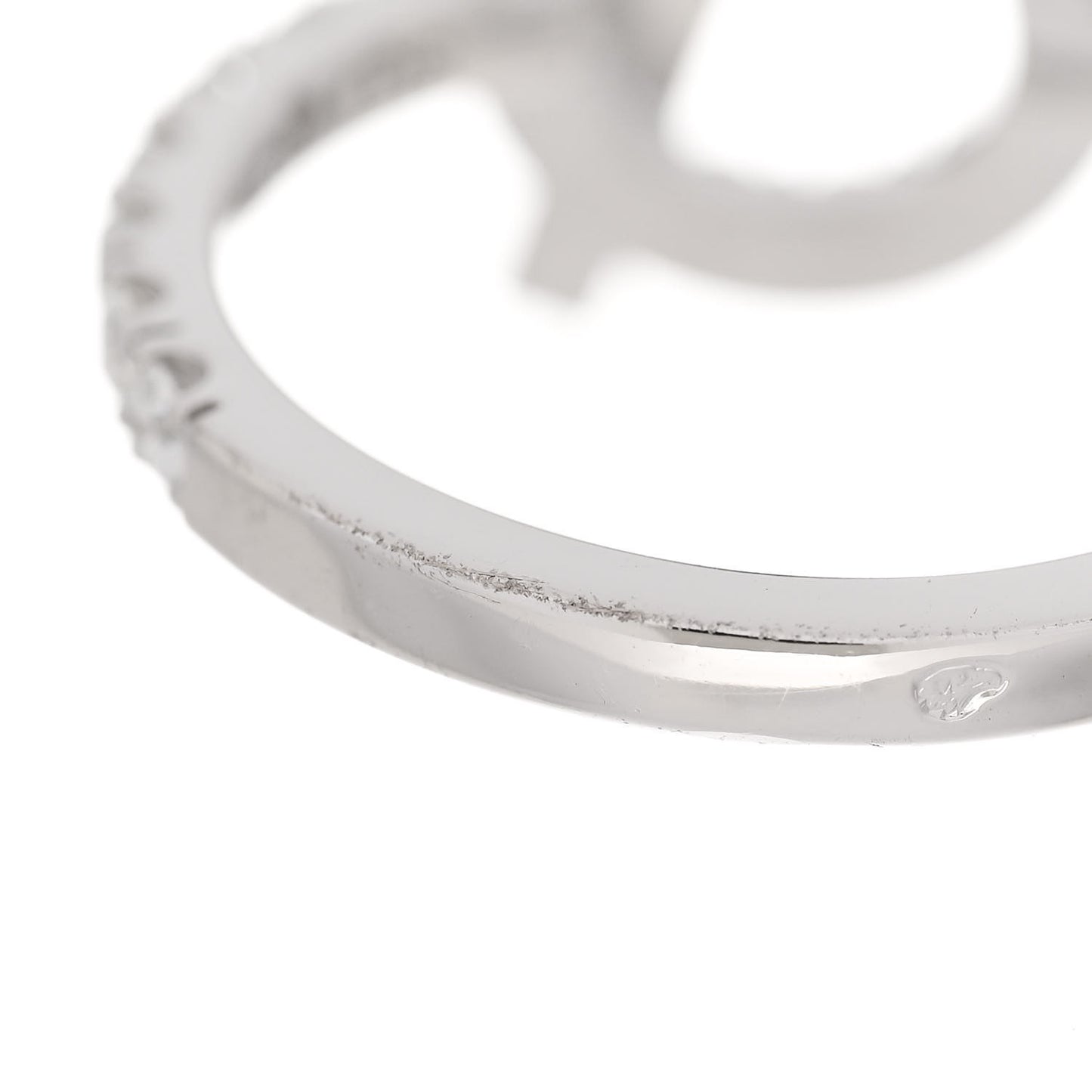 18K White Gold Diamond Finesse Ring 51 5.75