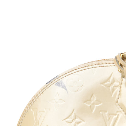 Louis Vuitton Vernis Alma MM Blanc Corail 12 of 27