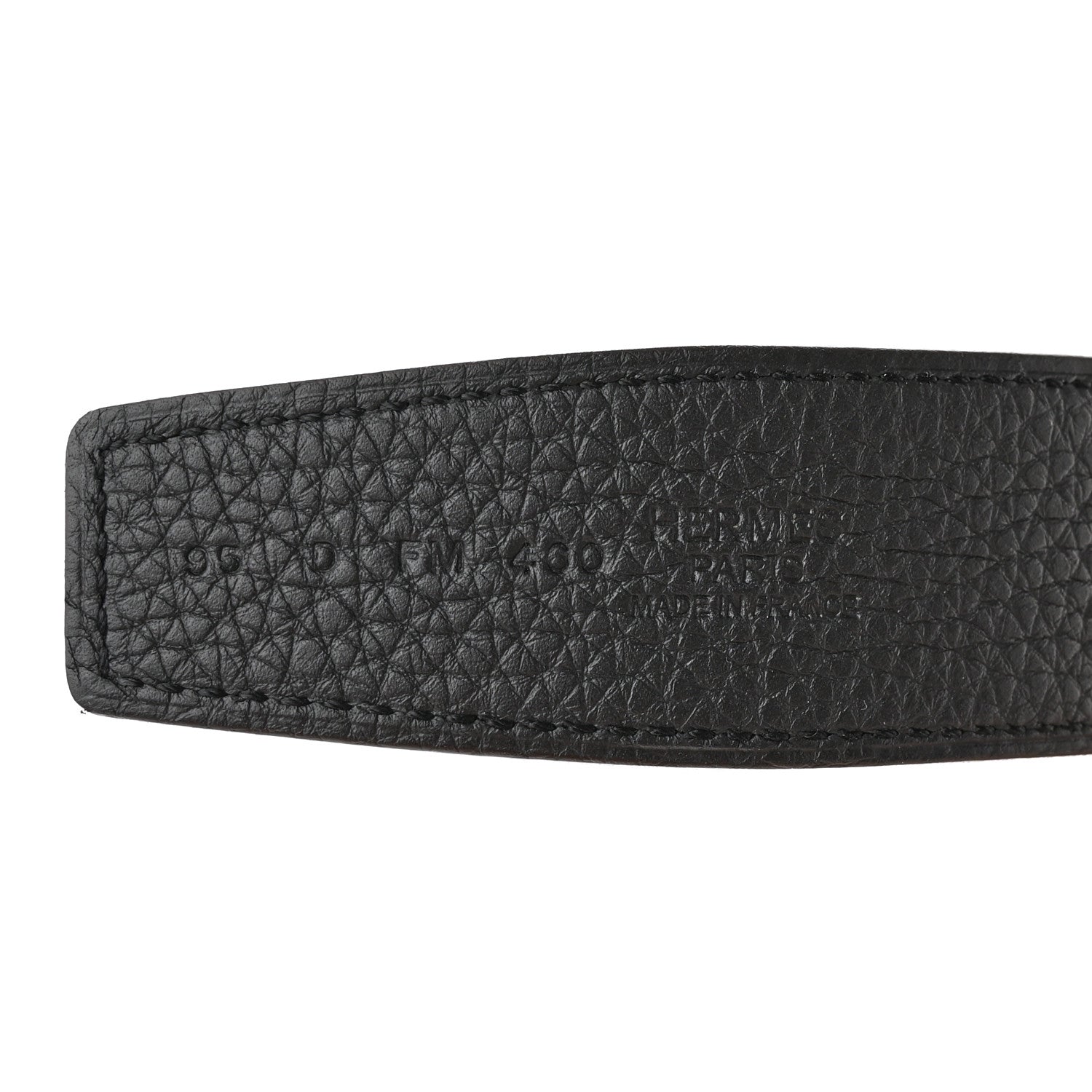 Hermes Togo Chaine D'Ancre Belt 95 38 Black 4 of 6