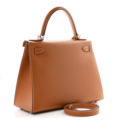 Hermes Epsom Kelly Sellier 28 Gold 3 of 11