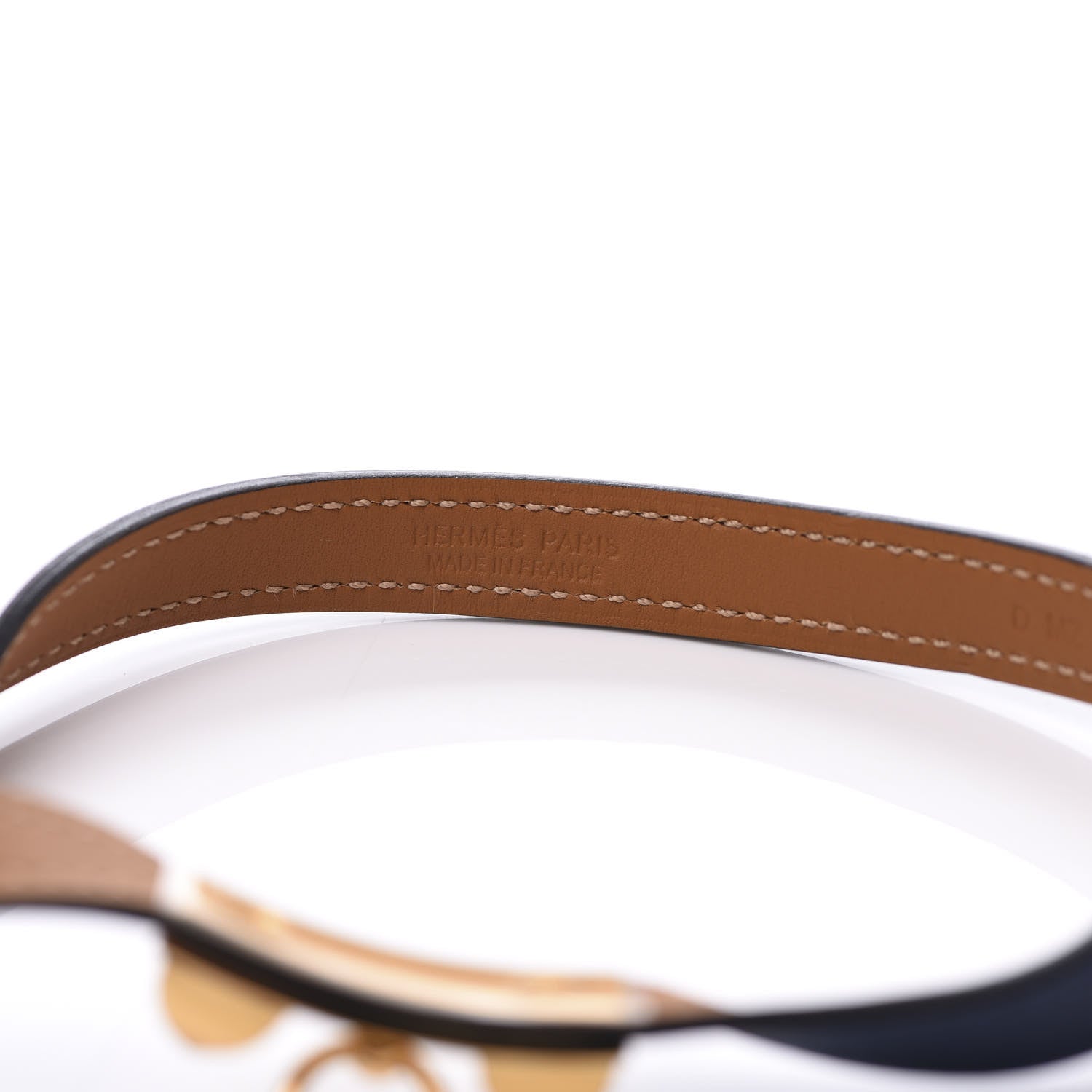 Hermes Swift Rivale Double Tour Bracelet T2 Bleu Saphir 3 of 6