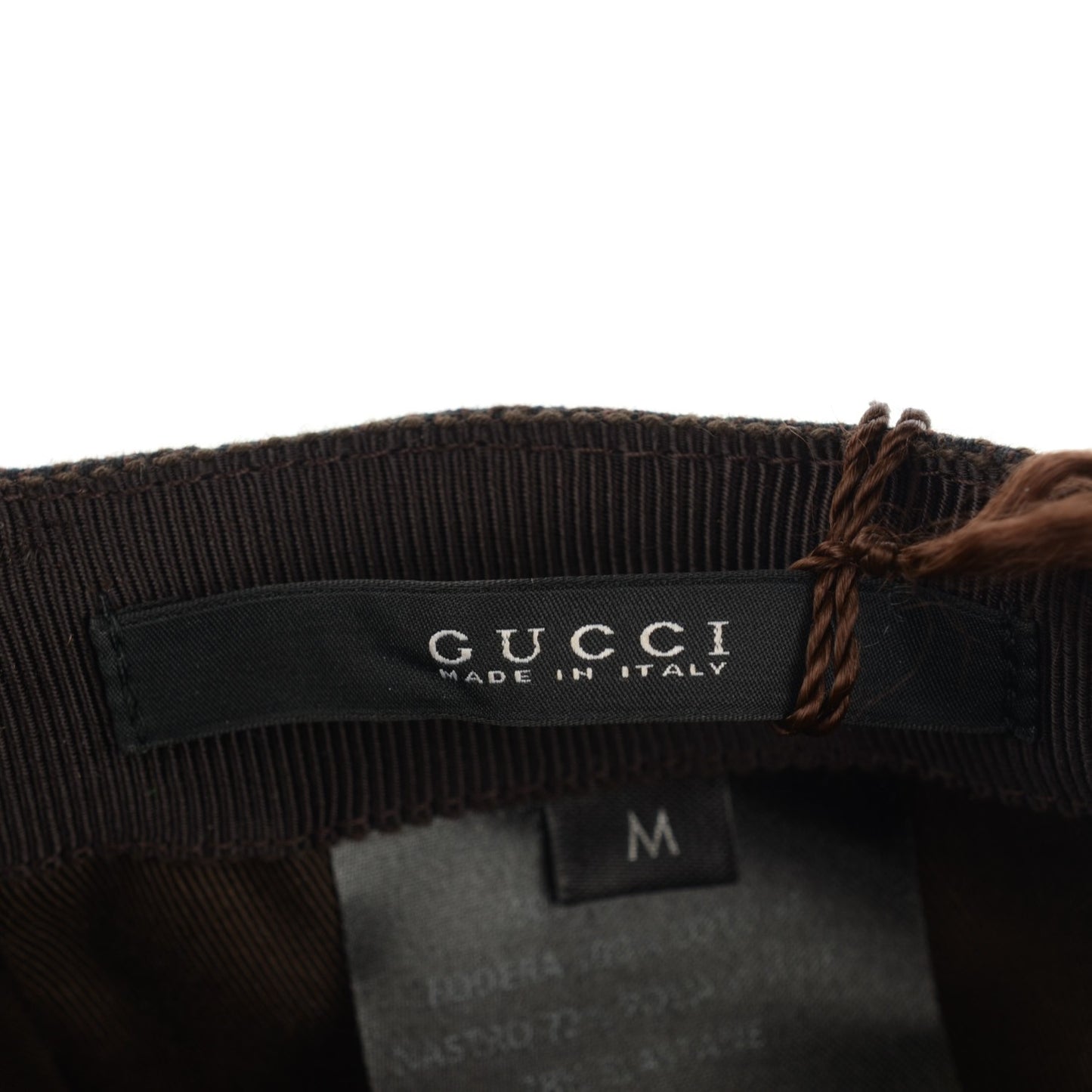 Monogram Web Baseball Hat M Black