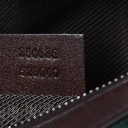 Gucci Monogram Web Small Cosmetic Case Dark Brown 7 of 17