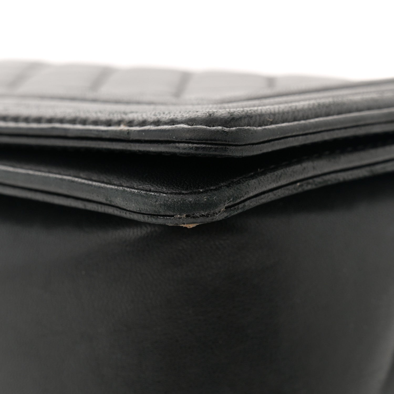 Chanel Lambskin Quilted Medium Boy Flap Black 12 of 13