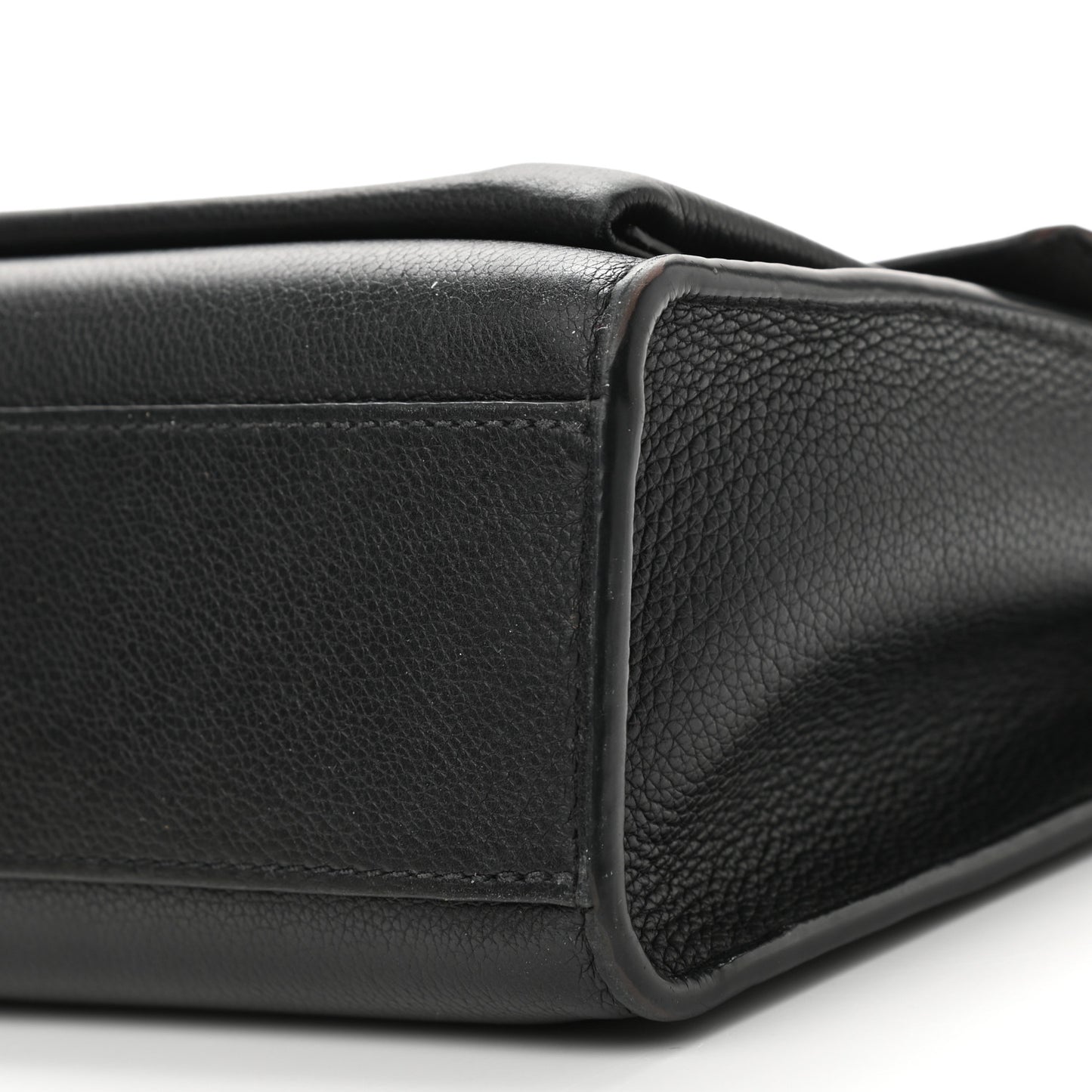 Soft Calfskin Mylockme Chain Bag BB Black