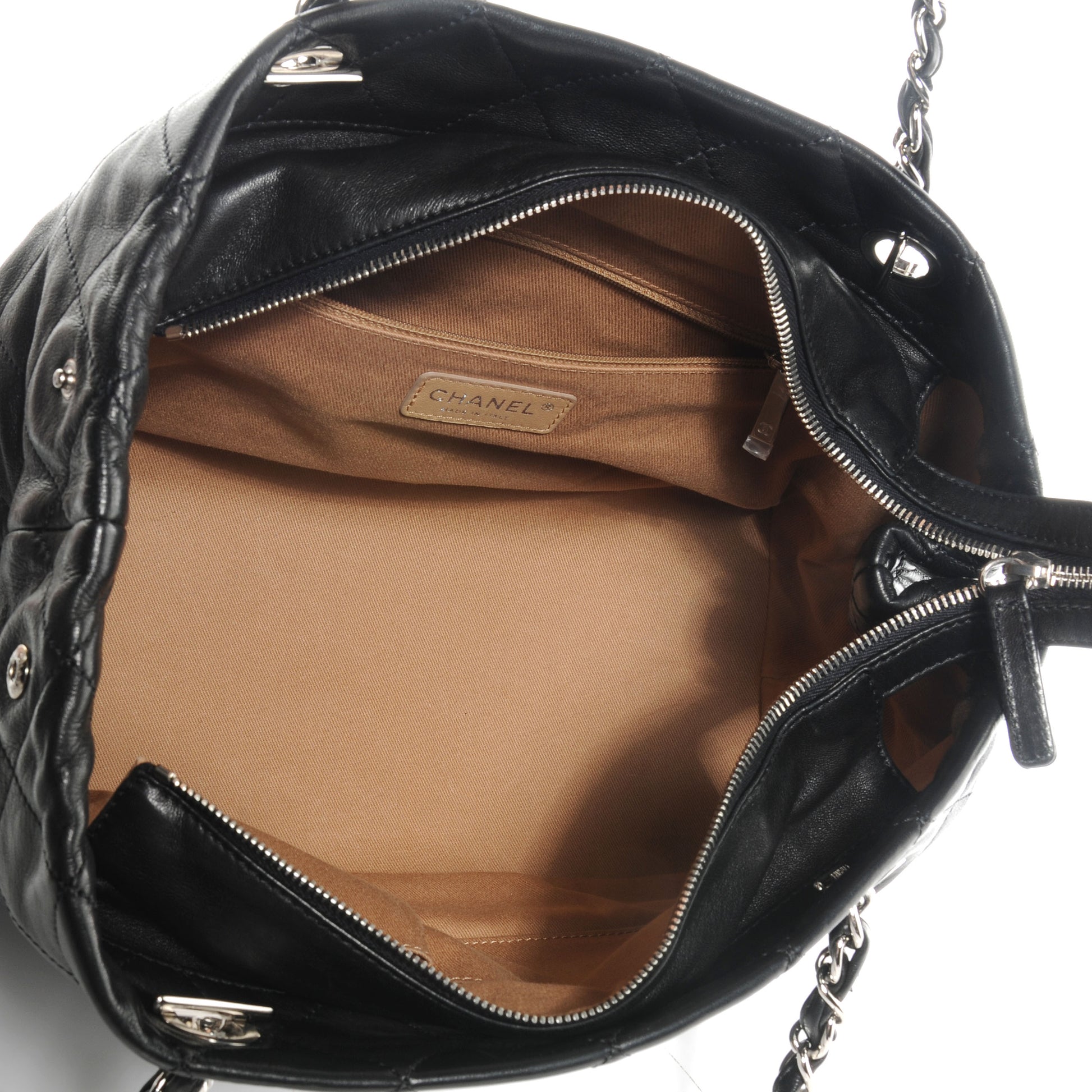 Chanel Leather VIP Medium Shopping Tote Black 5 of 8