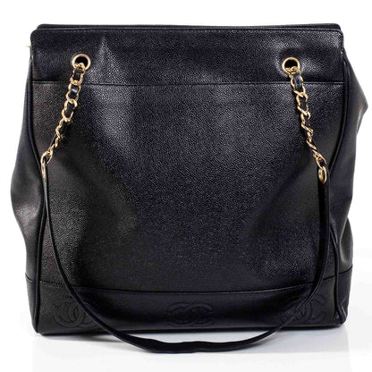 Chanel Caviar Shoulder Bag Black GHW 3 of 10