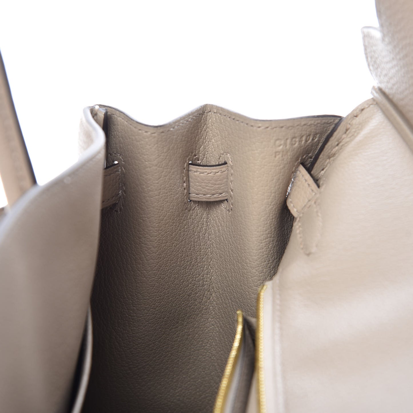 Togo Birkin 25 Gris Tourterelle