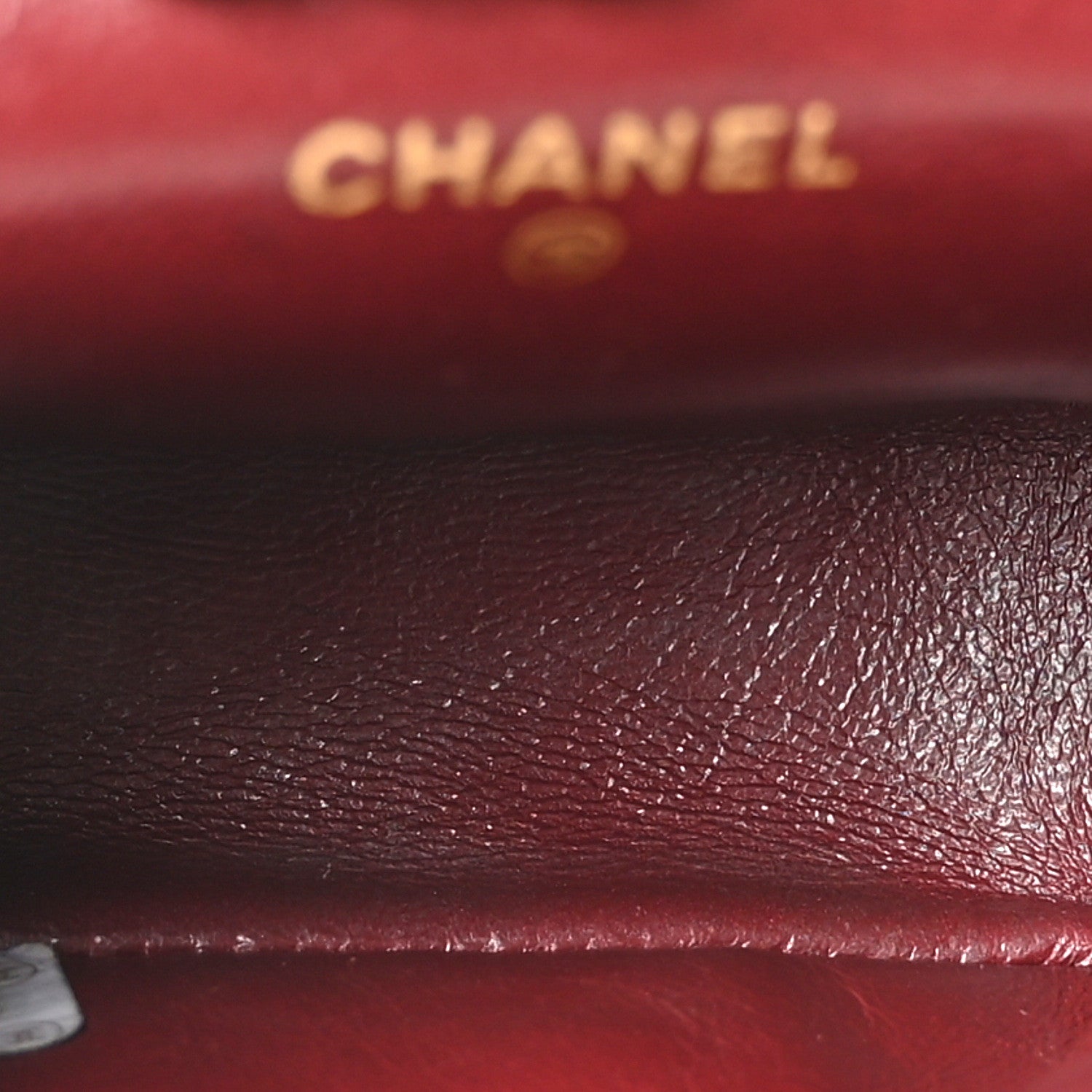 Chanel Lambskin Quilted Micro Flap Bag Charm Keychain Black 5 of 11