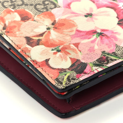Gucci GG Supreme Monogram Blooms Chain Wallet Beige Multicolor Dry Rose 8 of 11