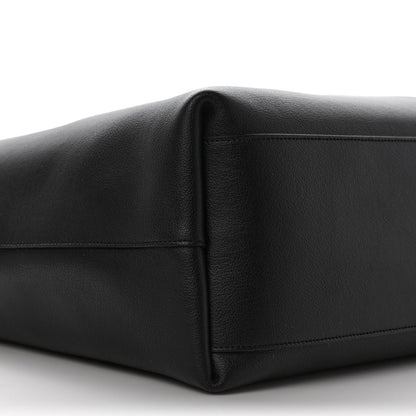 Saint Laurent Calfskin Bold Shopping Tote Black 7 of 8