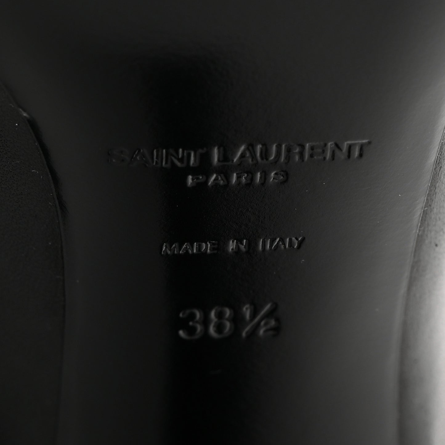 Santiago Russo Kate 85 Zip Bootie 38.5 Black