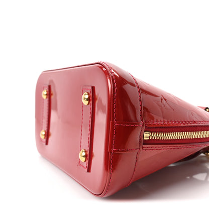 Louis Vuitton Vernis Rayures Alma BB Pomme D'Amour 9 of 9