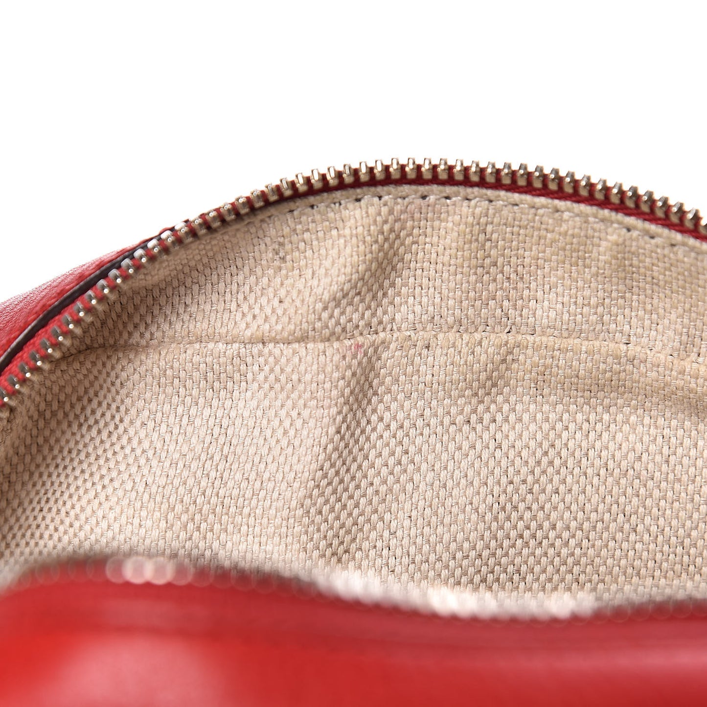 Pebbled Calfskin Small Soho Disco Bag Tabasco Red