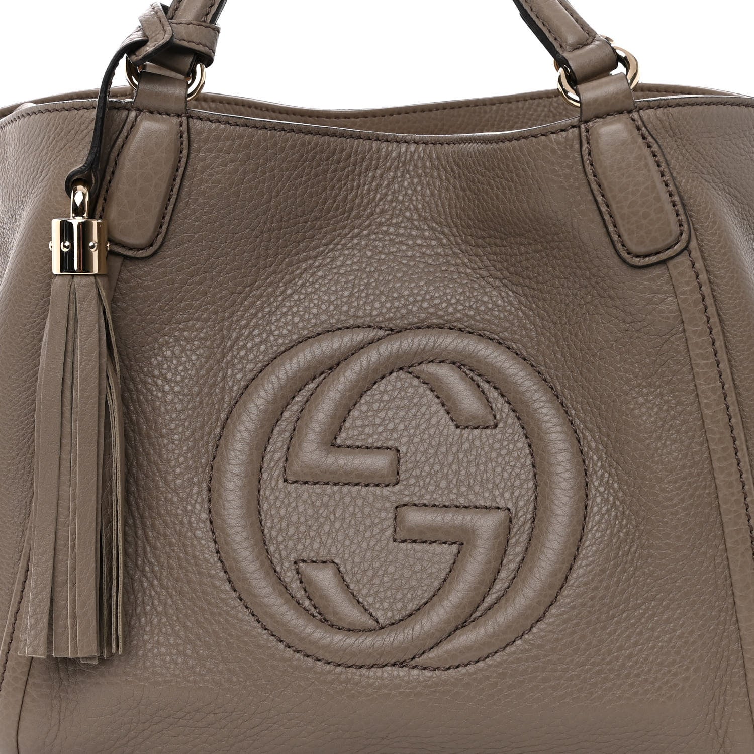 Gucci Cellarius Calfskin Small Soho Shoulder Bag New Fango 7 of 11