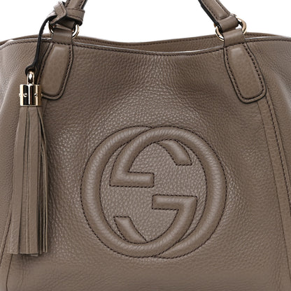 Gucci Cellarius Calfskin Small Soho Shoulder Bag New Fango 7 of 11