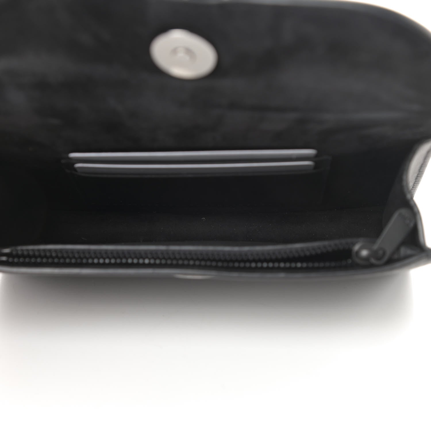 Christian Dior Ultra Matte Calfskin Saddle Belt Clutch Black 5 of 14