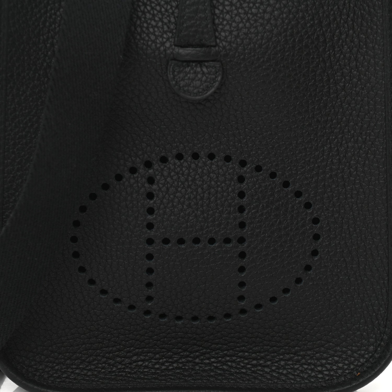 Hermes Taurillon Clemence Evelyne TPM Black 8 of 11