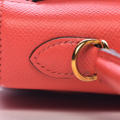 Hermes Epsom Kelly Sellier 25 Rose Jaipur 21 of 35