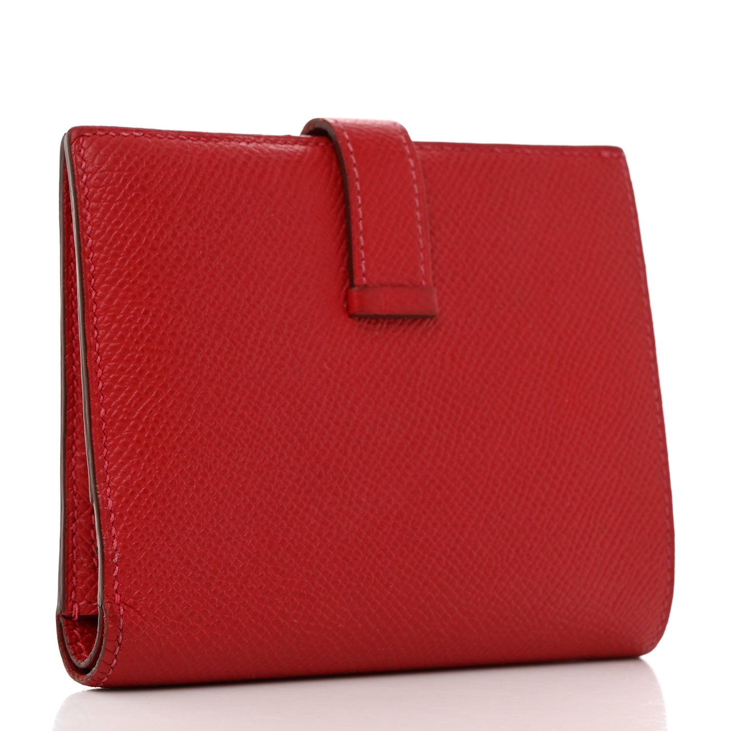 Epsom Bearn Compact Wallet Rouge Casaque