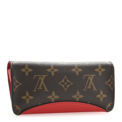 Louis Vuitton Monogram Woody Sunglass Case Rouge 3 of 8