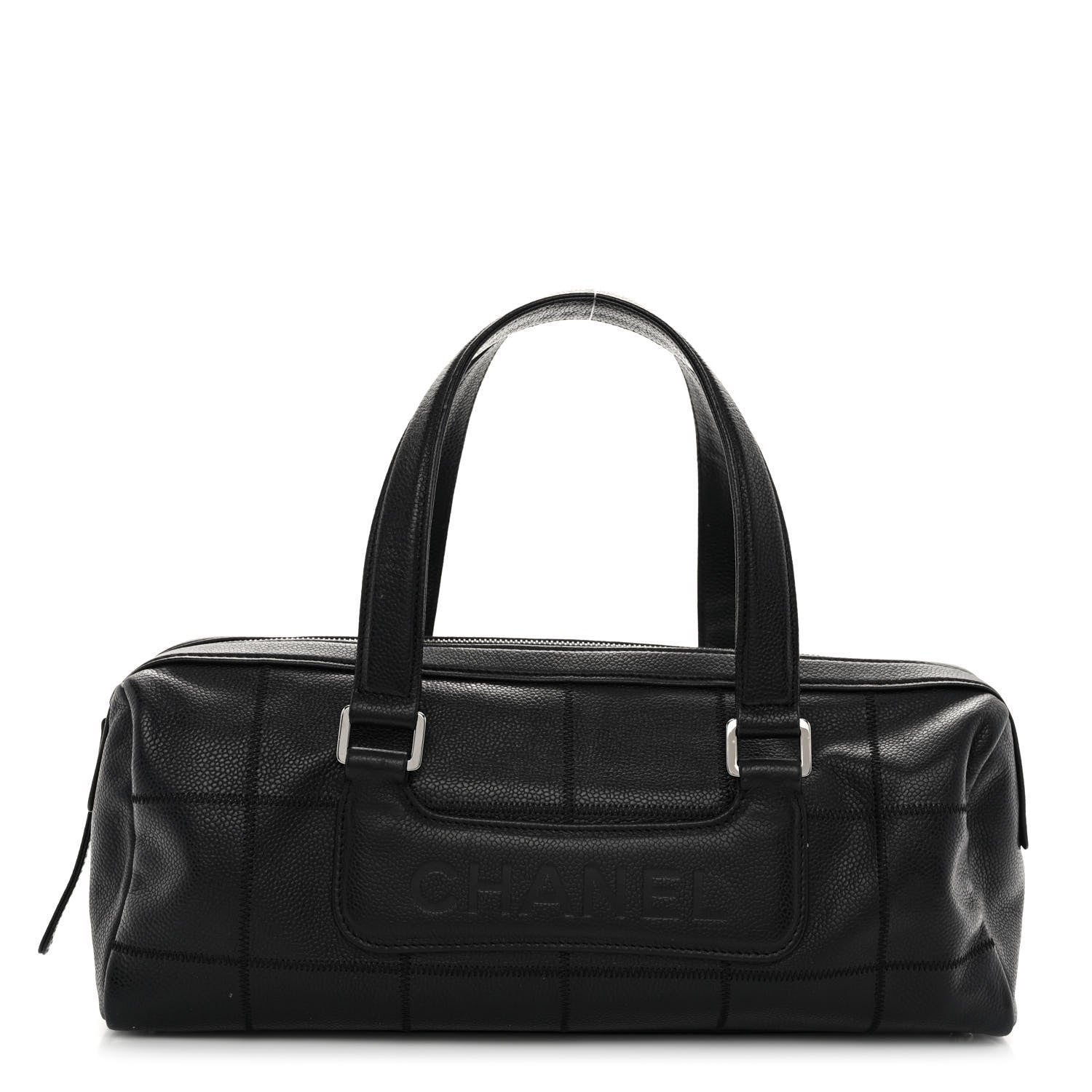 Chanel Caviar Square Stitched Tote Black 1 of 10