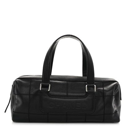 Chanel Caviar Square Stitched Tote Black 1 of 10