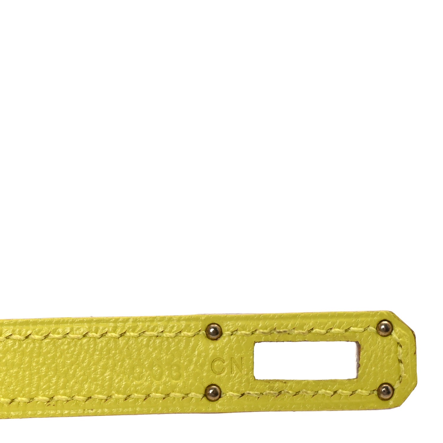 Hermes Chevre Mysore Medium Kelly Wallet Lime 7 of 7