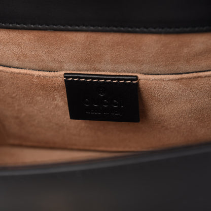 Gucci Calfskin Mini Sylvie Top Handle Bag Black 8 of 10