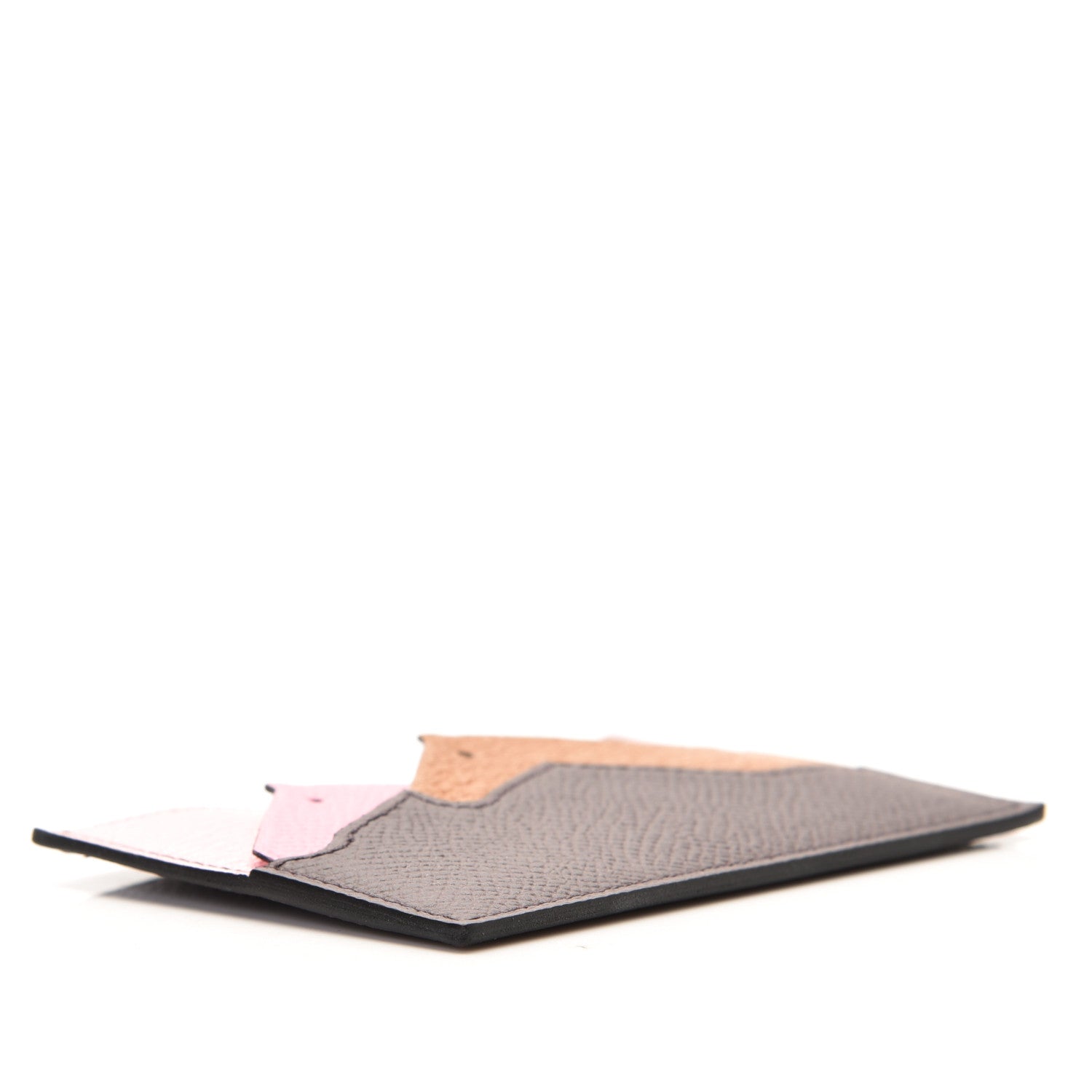 Hermes Epsom Chevre Mysore Les Petits Chevaux Card Holder Rouge Sellier Caramel Pink Rose Sakura 4 of 6
