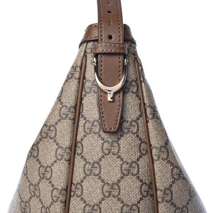 Gucci GG Supreme Monogram Margaux Calfskin Medium Nice Hobo Beige Ebony Acero 8 of 14