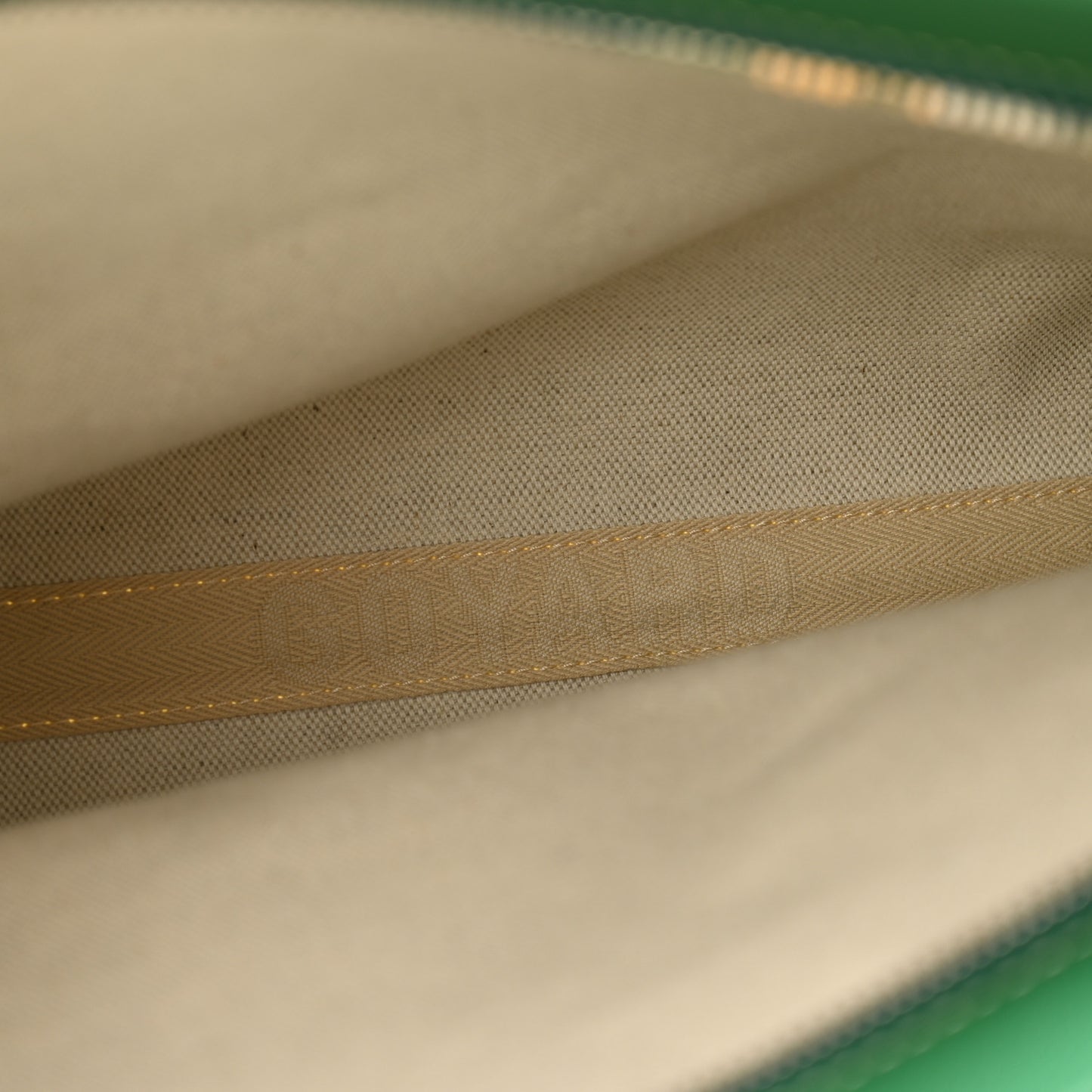 Goyardine Conti Pouch Green