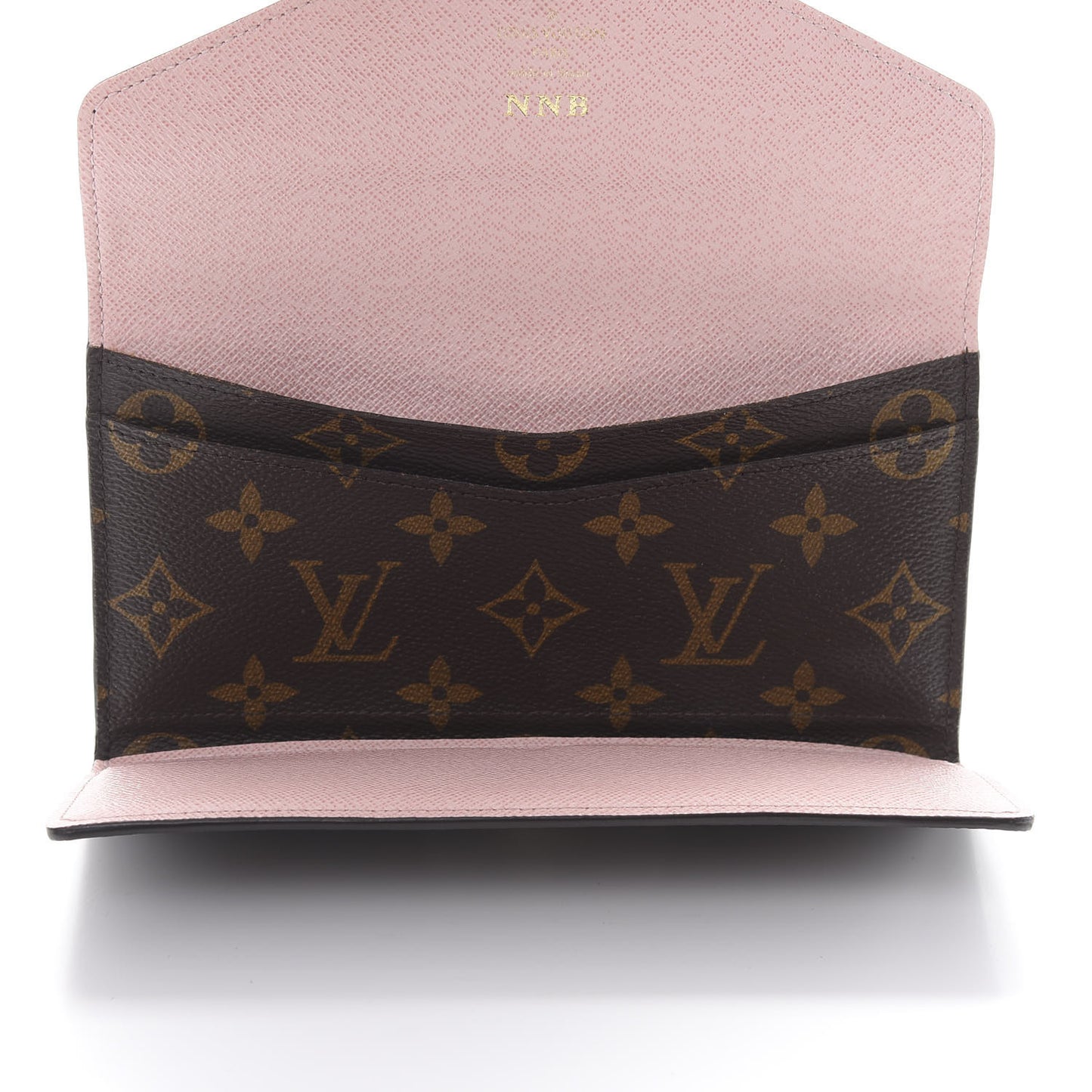 Monogram Josephine Wallet Rose Ballerine