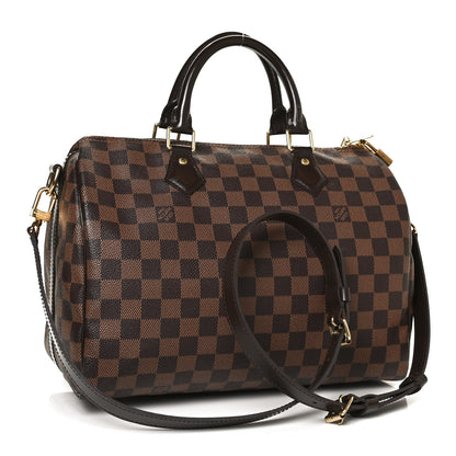 Louis Vuitton Damier Ebene Speedy Bandouliere 30 3 of 12