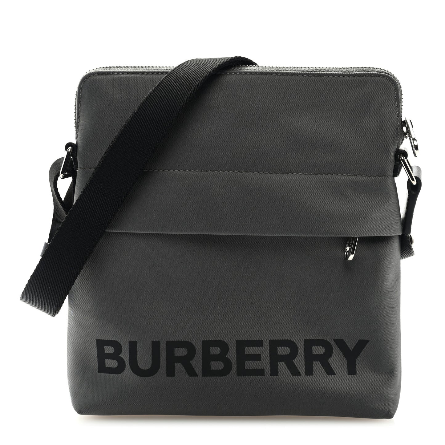 Nylon Neo Crossbody Bag Charcoal Grey