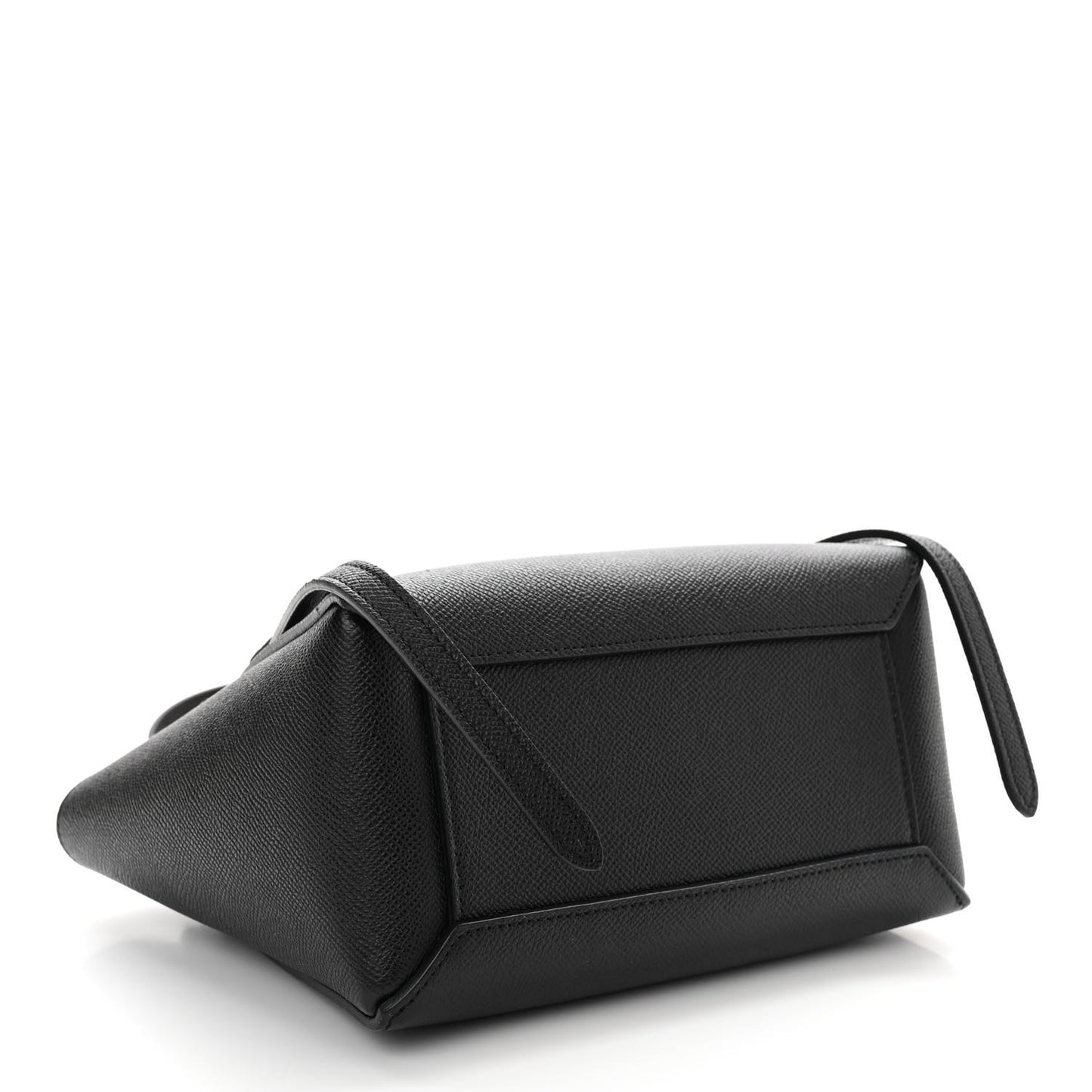 Grained Calfskin Nano Belt Bag Black