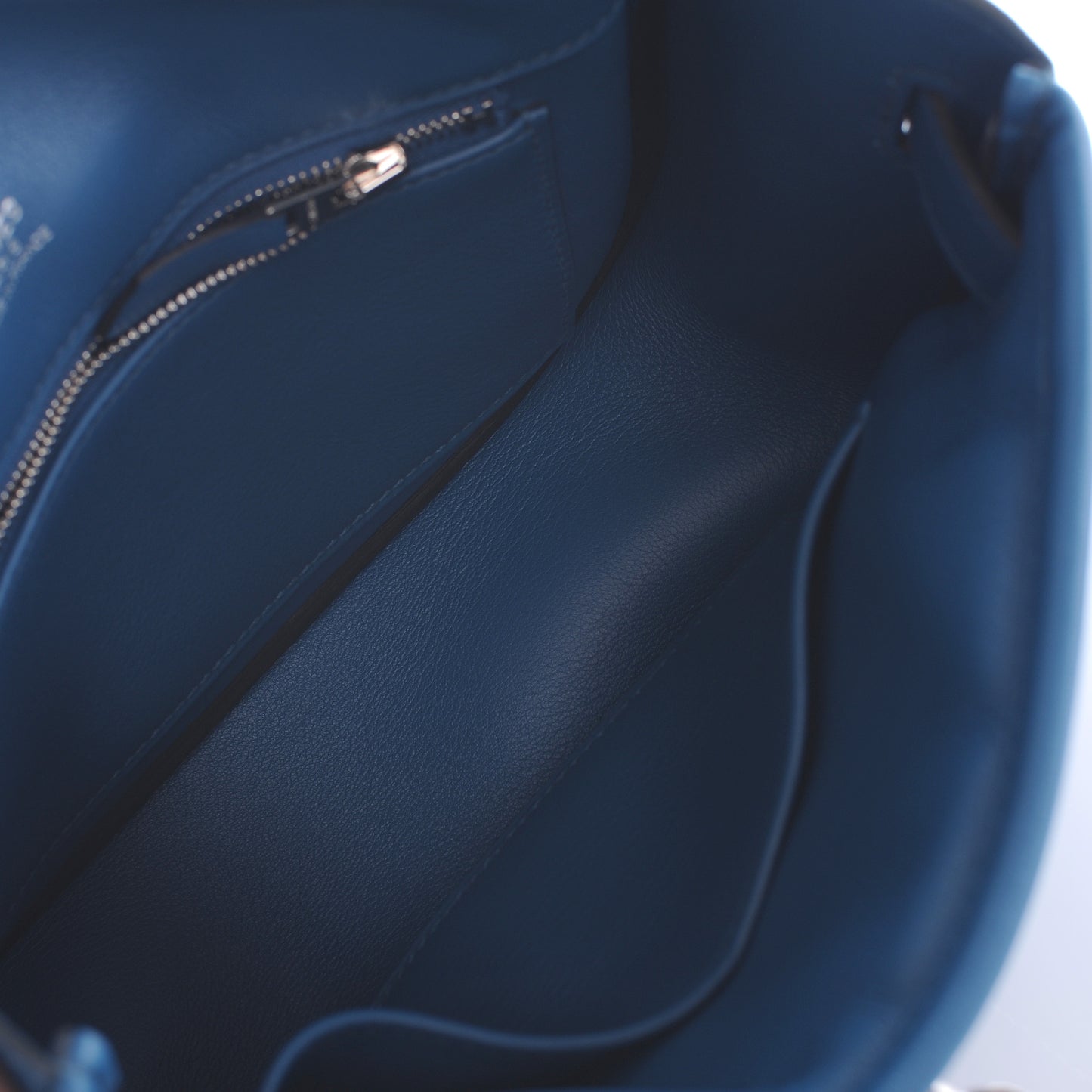 Veau Swift Mini Sac Berline Bleu Thalassa