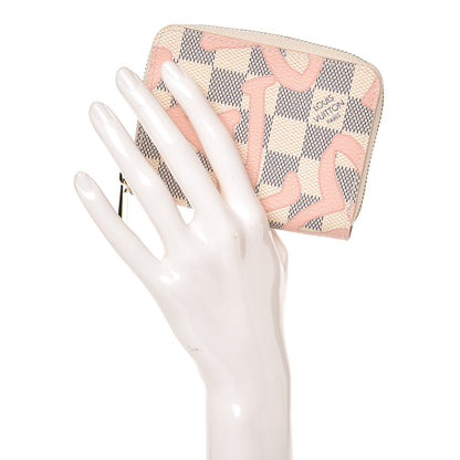 Louis Vuitton Damier Azur Tahitienne Zippy Coin Purse 2 of 7