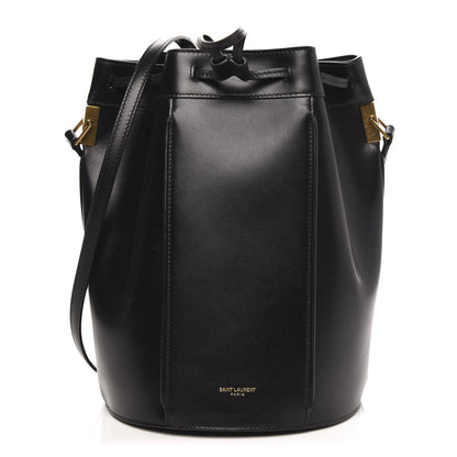 Saint Laurent Smooth Calfskin Medium Talitha Bucket Bag Black 1 of 10