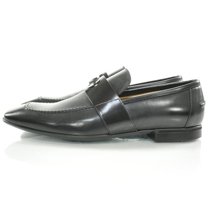 Gucci Mens Leather Loafers 10 Black 2 of 8