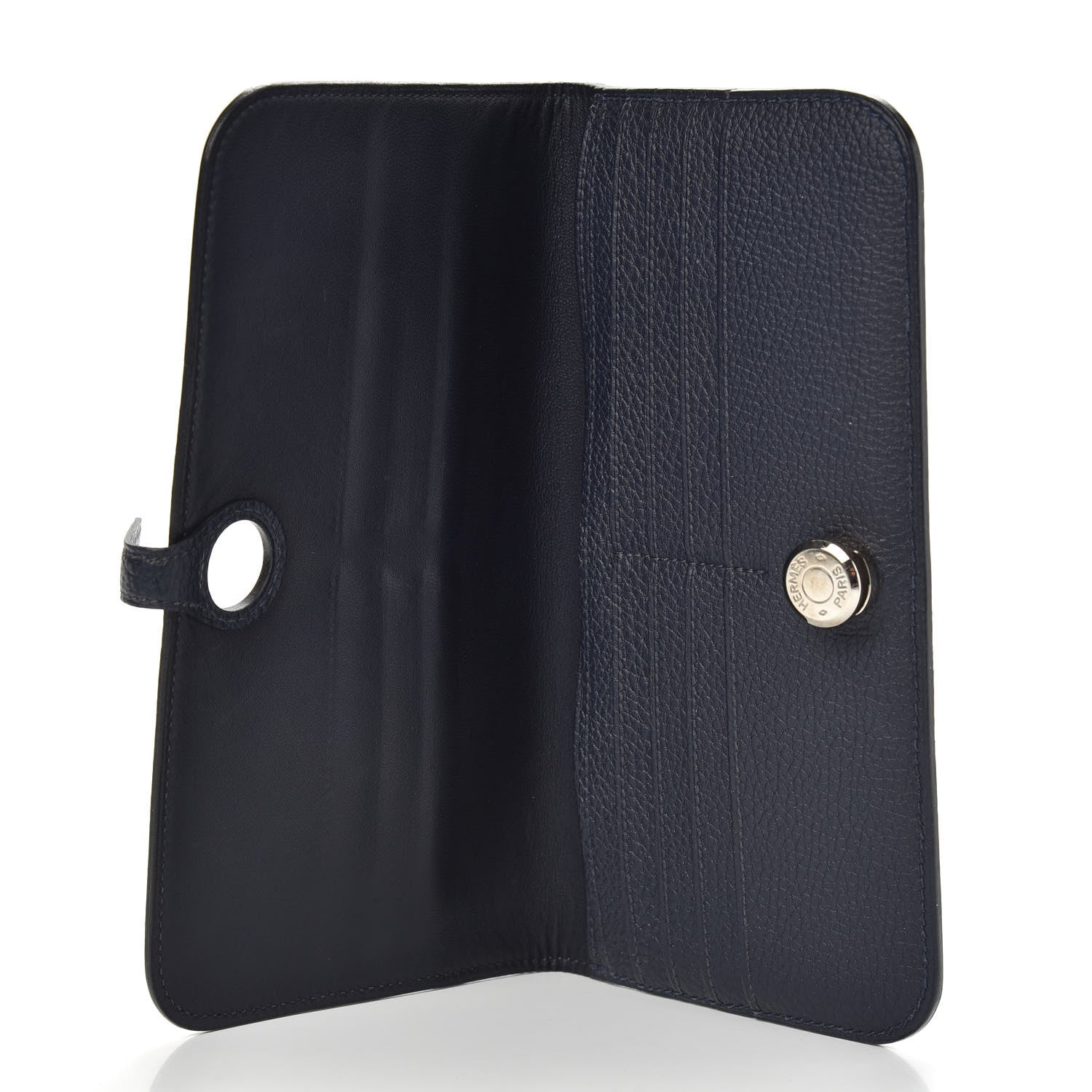Hermes Togo Dogon Recto Verso Wallet Bleu Thalassa 5 of 8