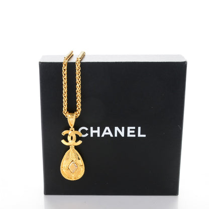 Chanel CC Long Necklace Gold 5 of 5