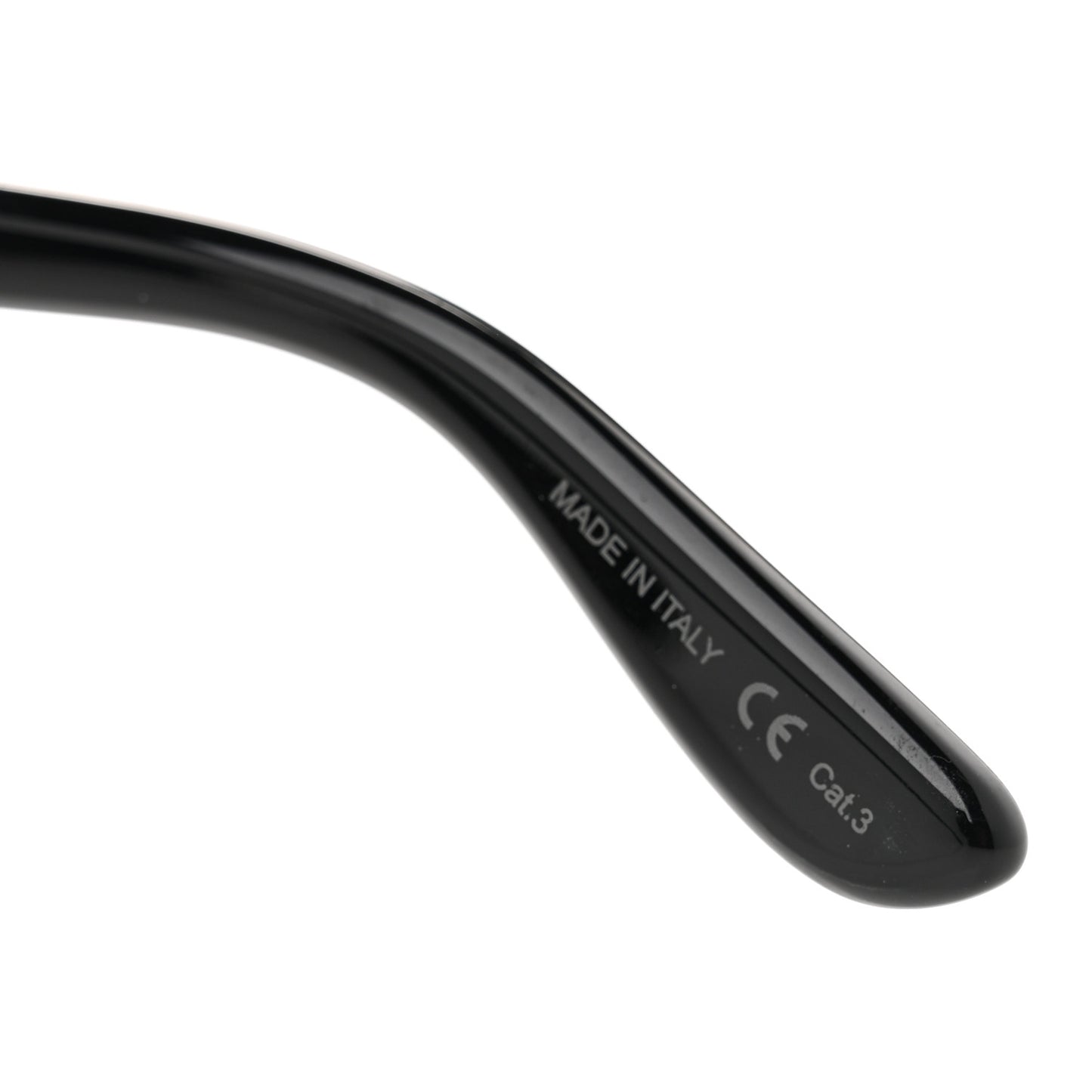 Square Acetate SLM13 Sunglasses Black
