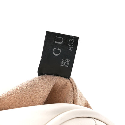 Gucci Calfskin Matelasse Small GG Marmont Chain Shoulder Bag White 8 of 13