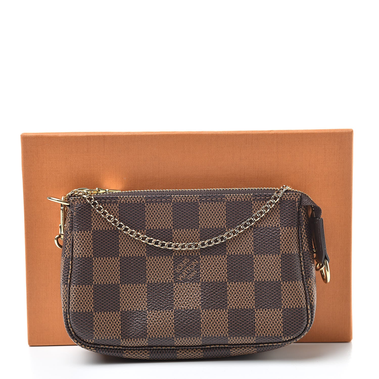 Louis Vuitton Damier Ebene Mini Pochette Accessories 8 of 8